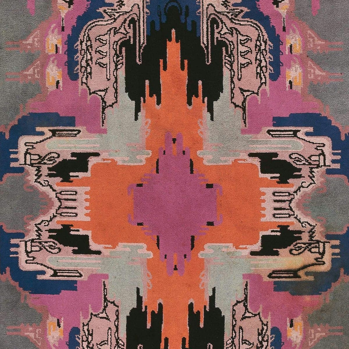 Close-up of the abstract pattern on the Deco Arches