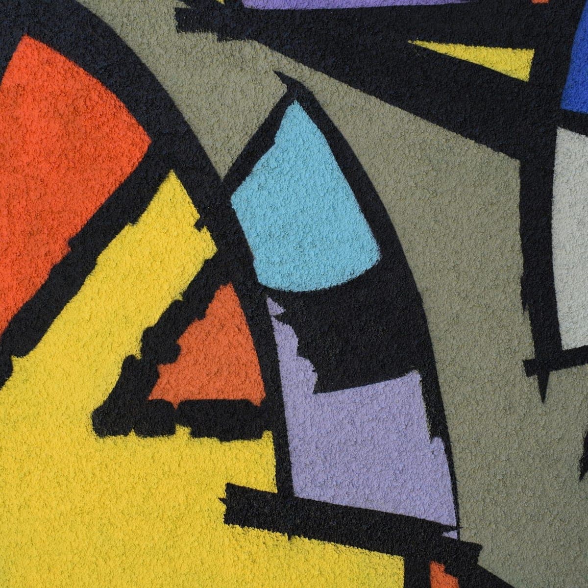 Close-up of the abstract pattern on the Aurora Abstract