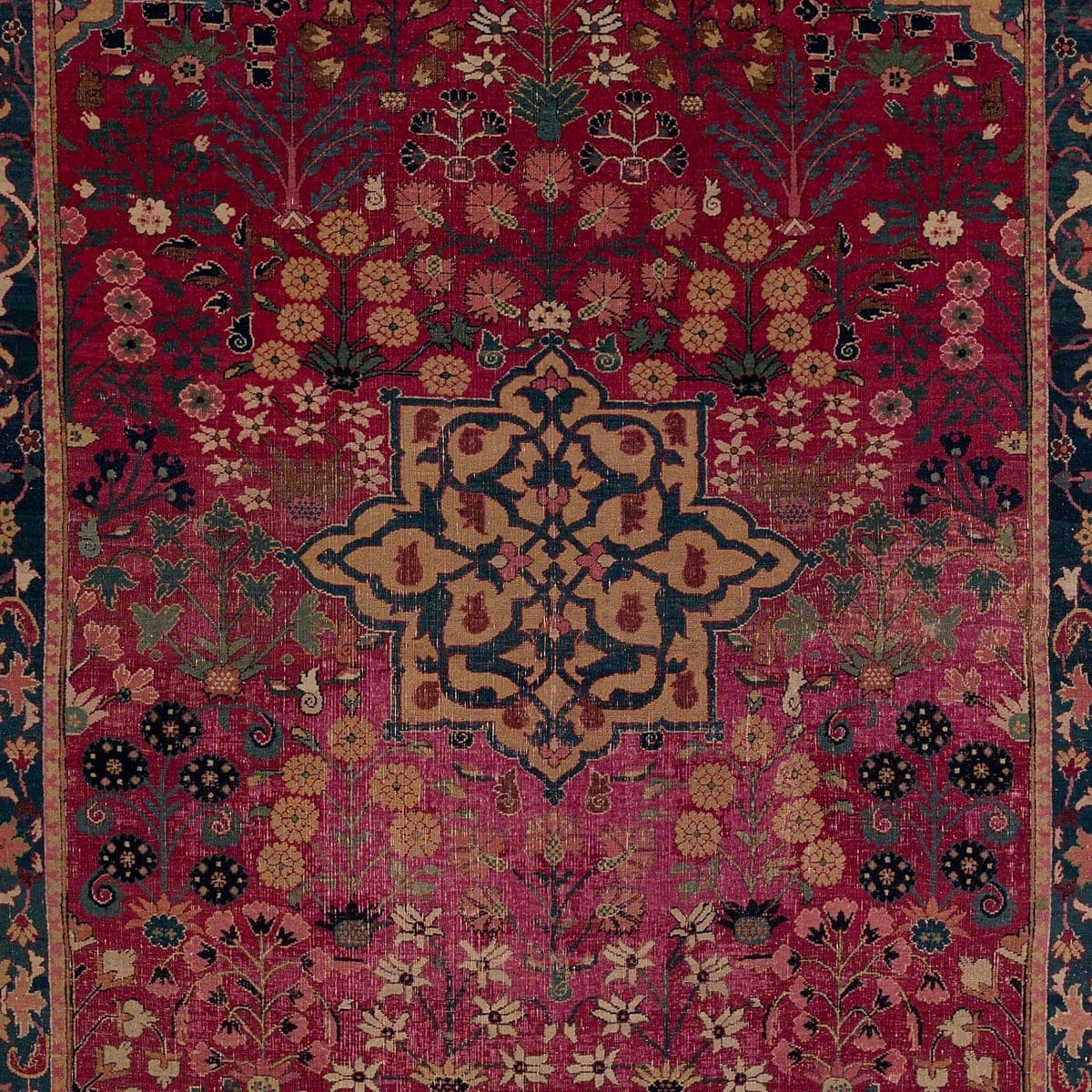 Close-up of the all-over pattern on the Kerman Heritage