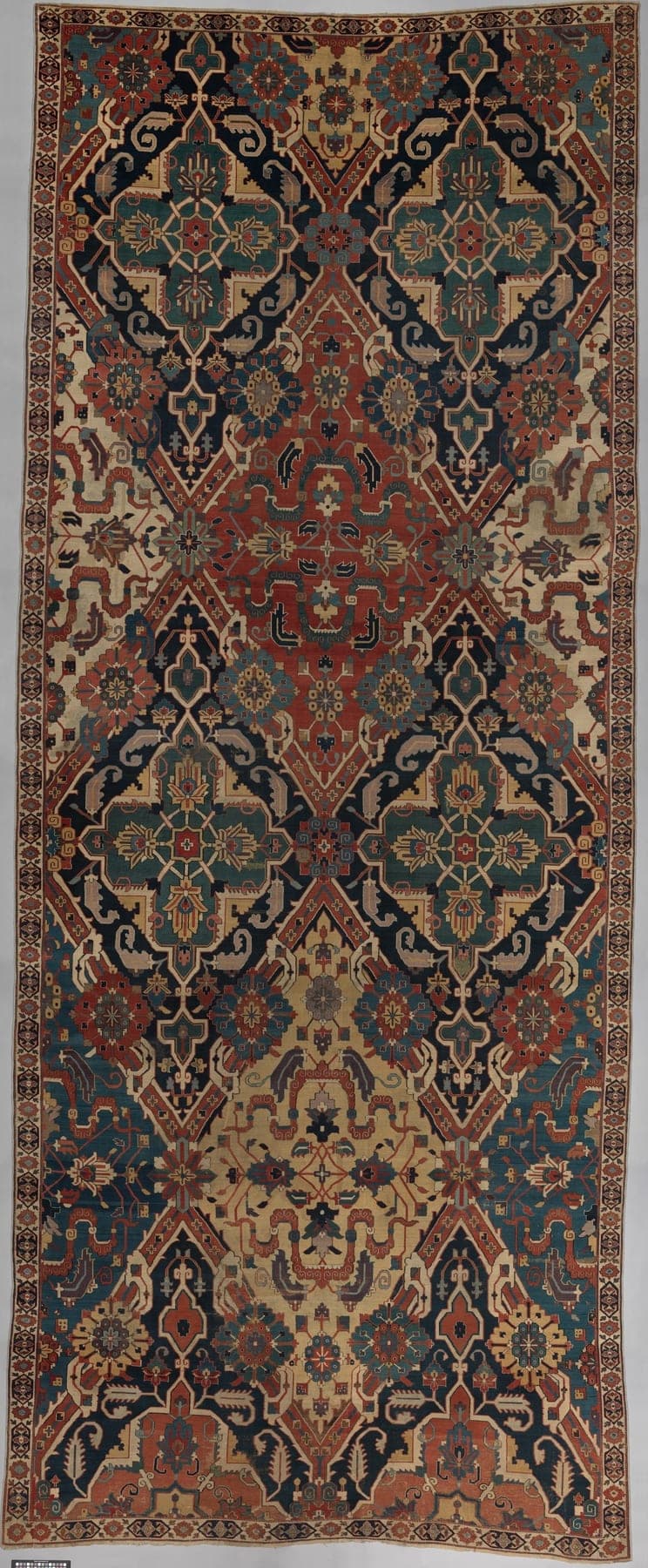 Nigde Gallery Runner, a hand-knotted wool rug, shown flat